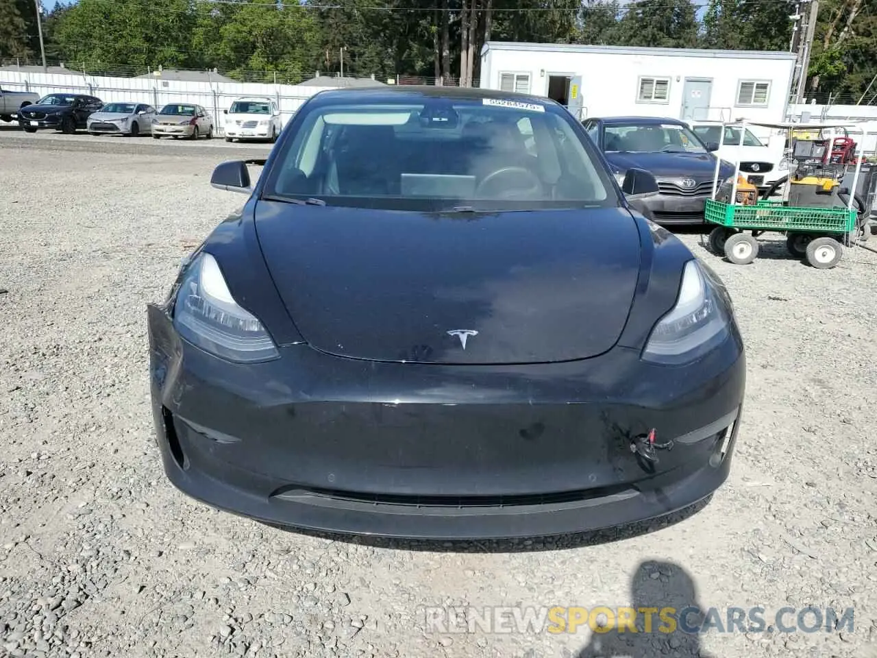 5 fotografías del automóvil dañado 5YJ3E1EA7KF485487 TESLA MODEL 3 2019
