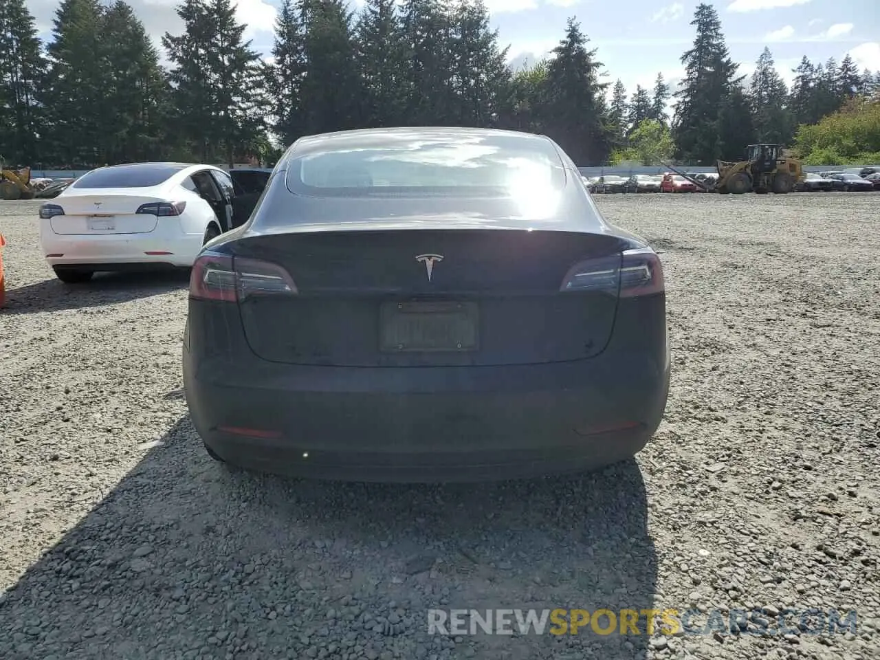 6 fotografías del automóvil dañado 5YJ3E1EA7KF485487 TESLA MODEL 3 2019