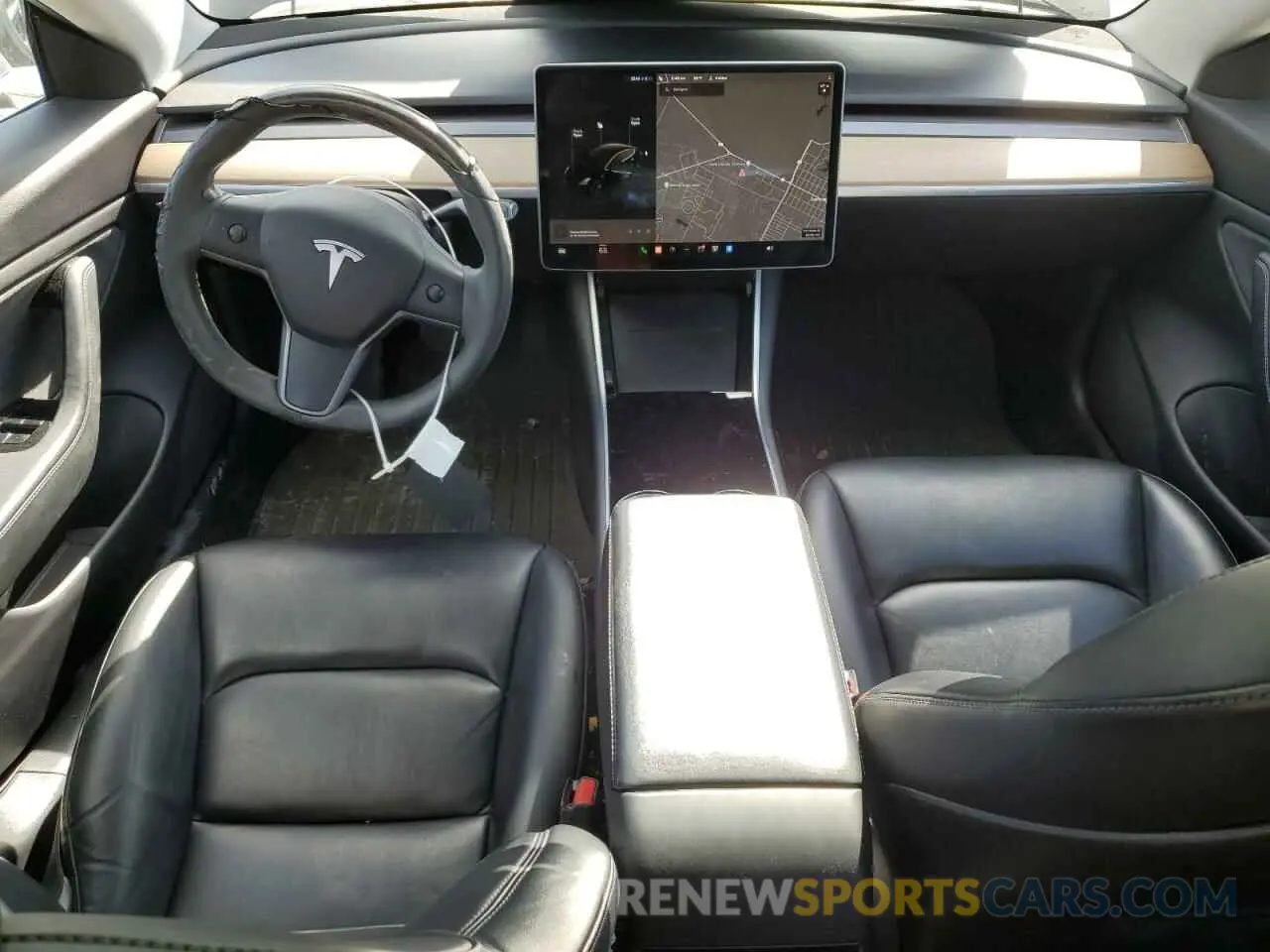 8 fotografías del automóvil dañado 5YJ3E1EA7KF485487 TESLA MODEL 3 2019