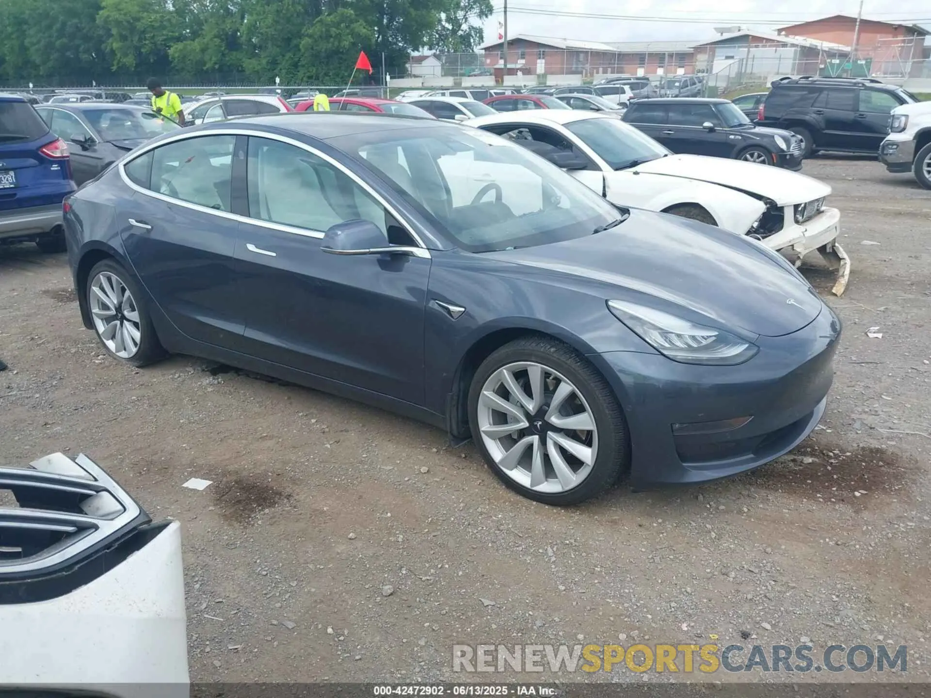 1 fotografías del automóvil dañado 5YJ3E1EA7KF529830 TESLA MODEL 3 2019