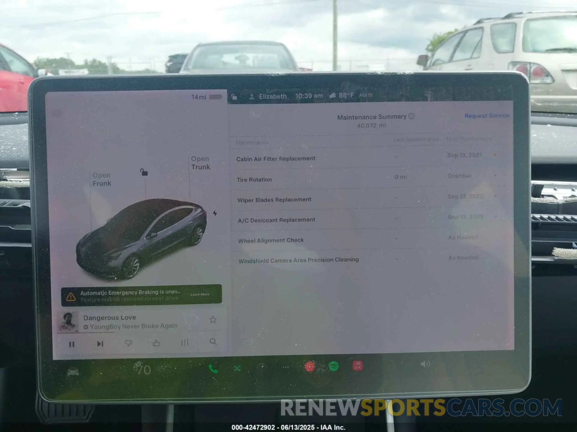 7 fotografías del automóvil dañado 5YJ3E1EA7KF529830 TESLA MODEL 3 2019