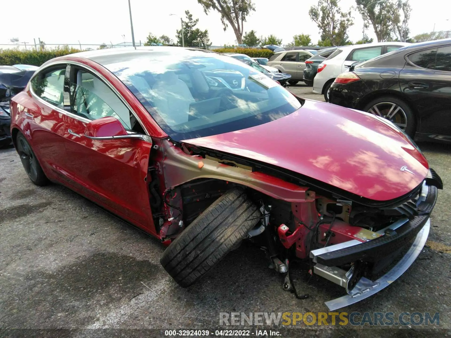 1 fotografías del automóvil dañado 5YJ3E1EA7KF536969 TESLA MODEL 3 2019
