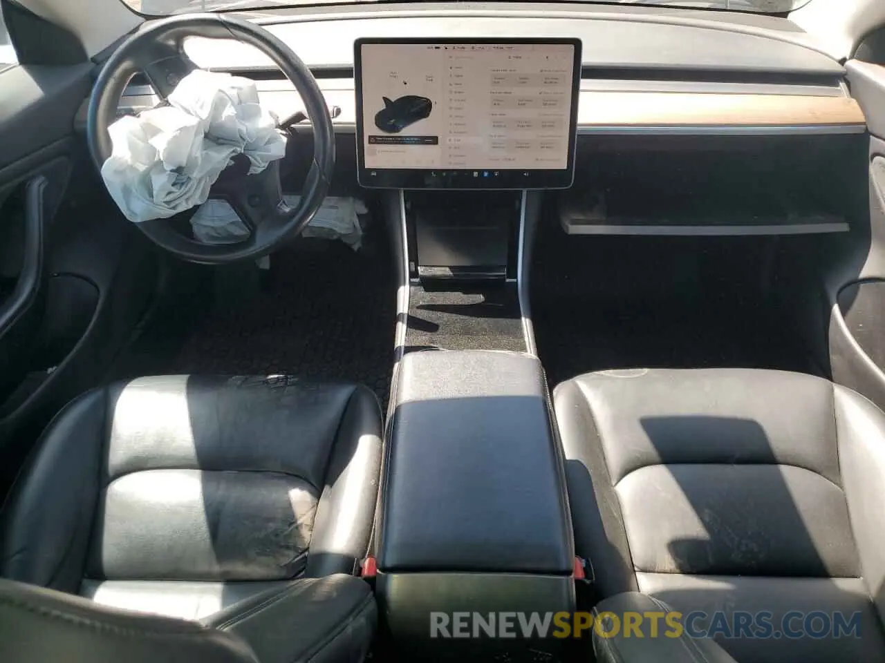 8 fotografías del automóvil dañado 5YJ3E1EA8KF304347 TESLA MODEL 3 2019