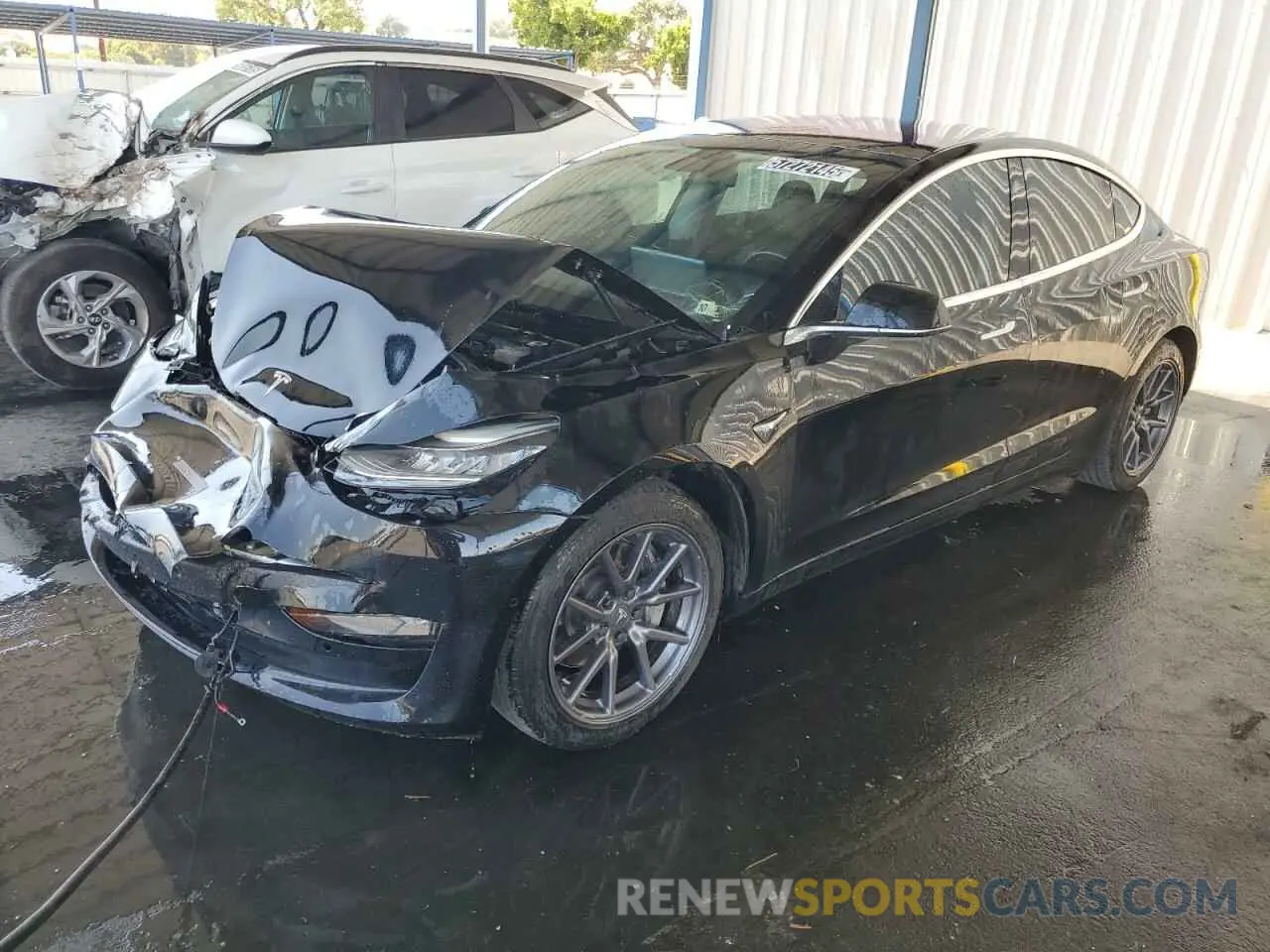 1 fotografías del automóvil dañado 5YJ3E1EA8KF305417 TESLA MODEL 3 2019