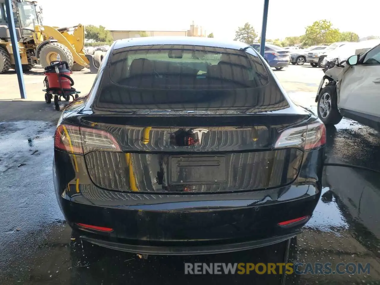 6 fotografías del automóvil dañado 5YJ3E1EA8KF305417 TESLA MODEL 3 2019