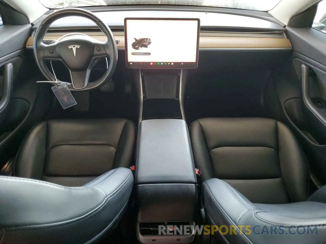 8 fotografías del automóvil dañado 5YJ3E1EA8KF305417 TESLA MODEL 3 2019