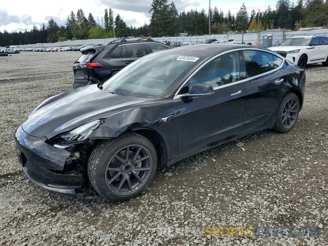 1 fotografías del automóvil dañado 5YJ3E1EA8KF305594 TESLA MODEL 3 2019