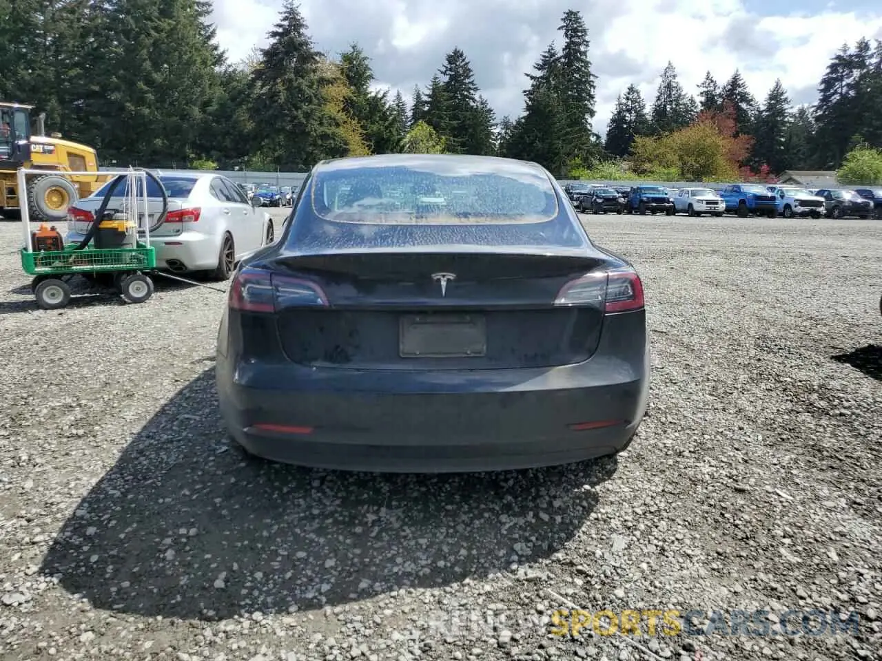 6 fotografías del automóvil dañado 5YJ3E1EA8KF305594 TESLA MODEL 3 2019