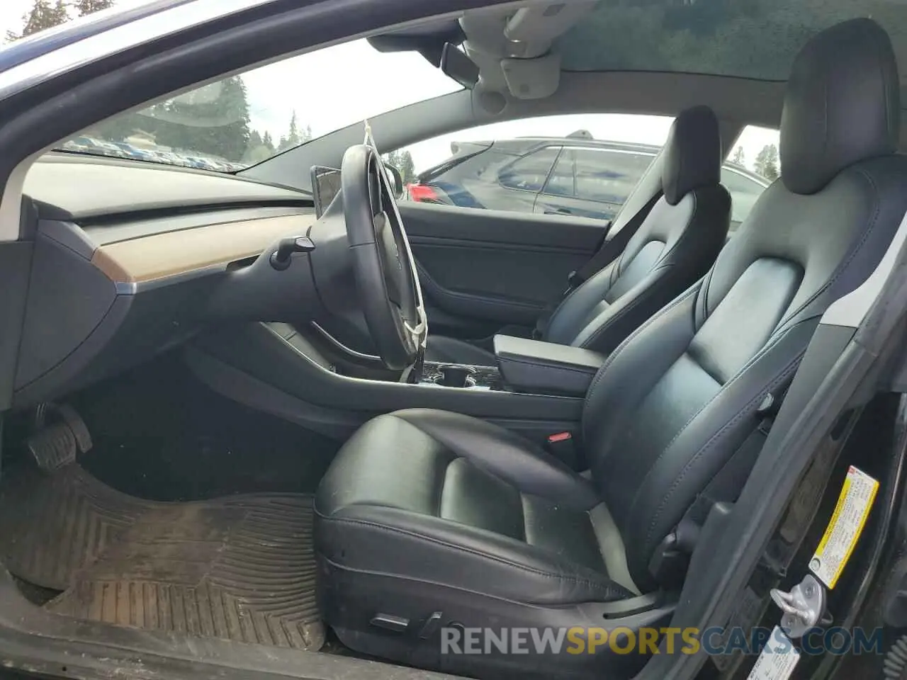 7 fotografías del automóvil dañado 5YJ3E1EA8KF305594 TESLA MODEL 3 2019