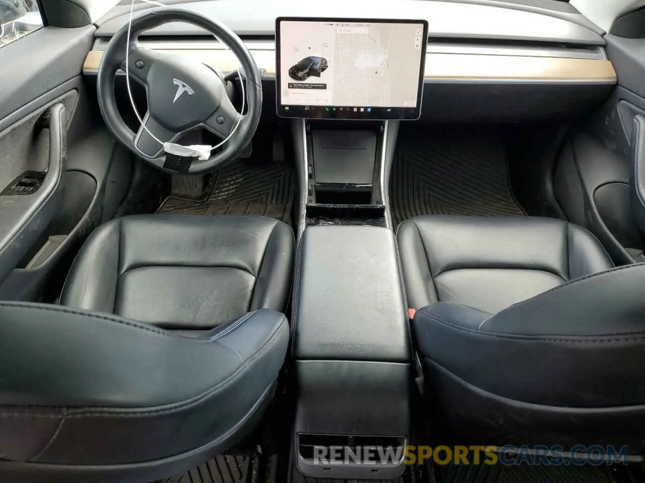 8 fotografías del automóvil dañado 5YJ3E1EA8KF305594 TESLA MODEL 3 2019