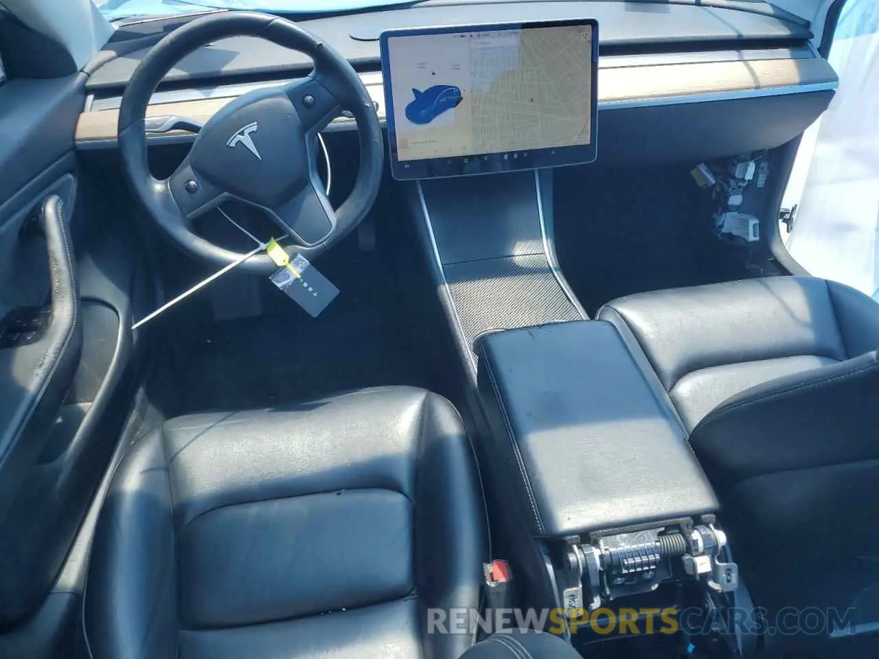 8 fotografías del automóvil dañado 5YJ3E1EA8KF306096 TESLA MODEL 3 2019