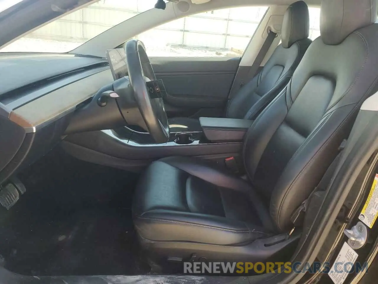 7 fotografías del automóvil dañado 5YJ3E1EA8KF313291 TESLA MODEL 3 2019