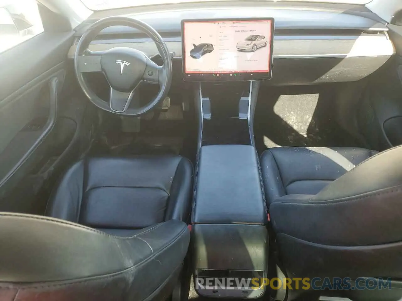 8 fotografías del automóvil dañado 5YJ3E1EA8KF313291 TESLA MODEL 3 2019