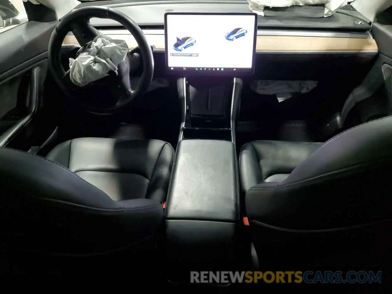 8 fotografías del automóvil dañado 5YJ3E1EA8KF327059 TESLA MODEL 3 2019
