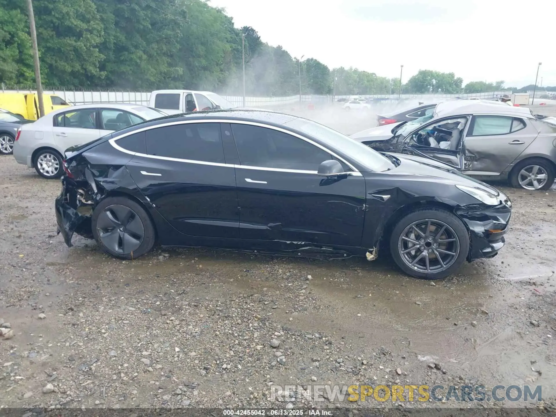 6 fotografías del automóvil dañado 5YJ3E1EA8KF399881 TESLA MODEL 3 2019