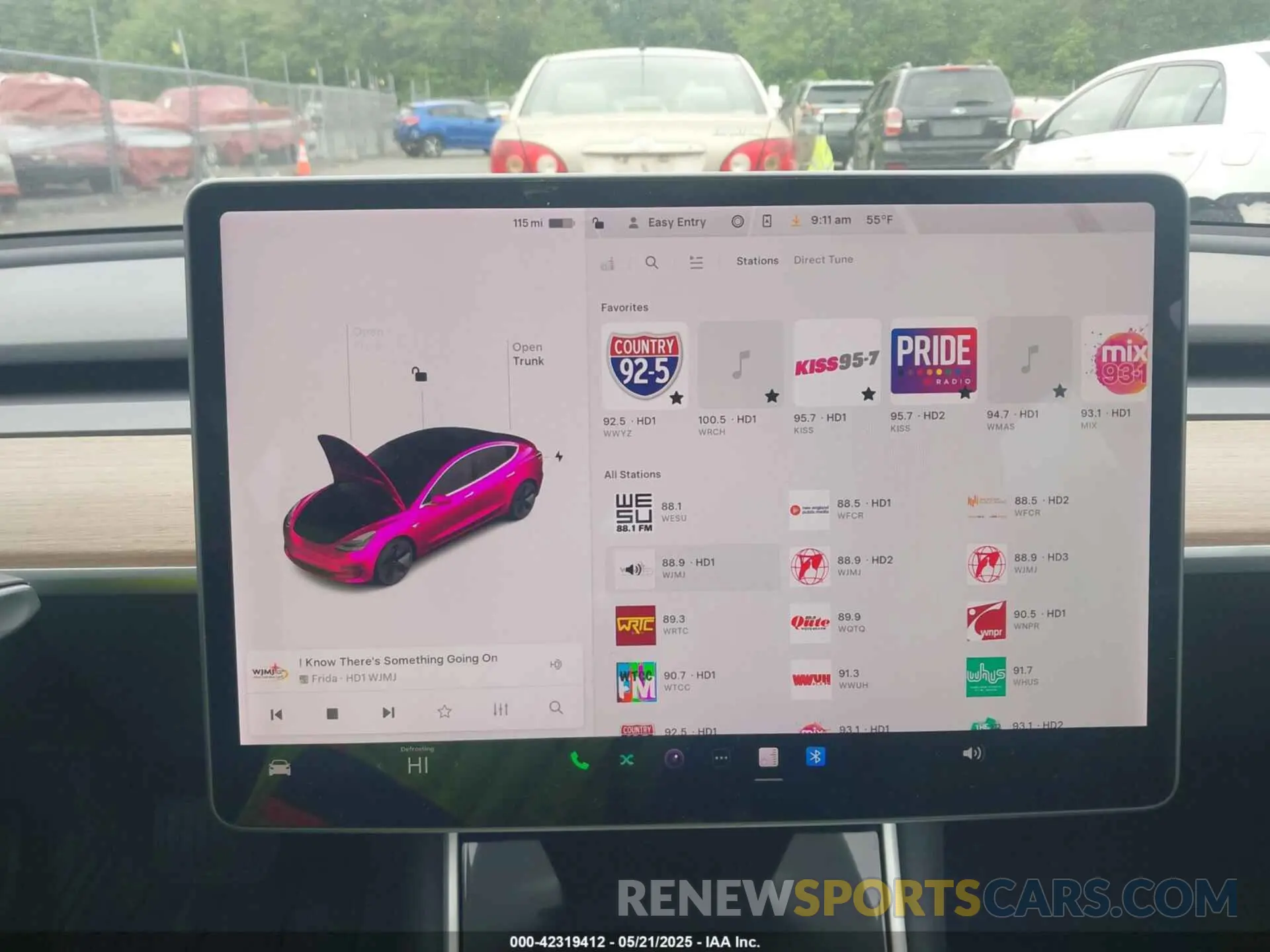 19 fotografías del automóvil dañado 5YJ3E1EA8KF400009 TESLA MODEL 3 2019