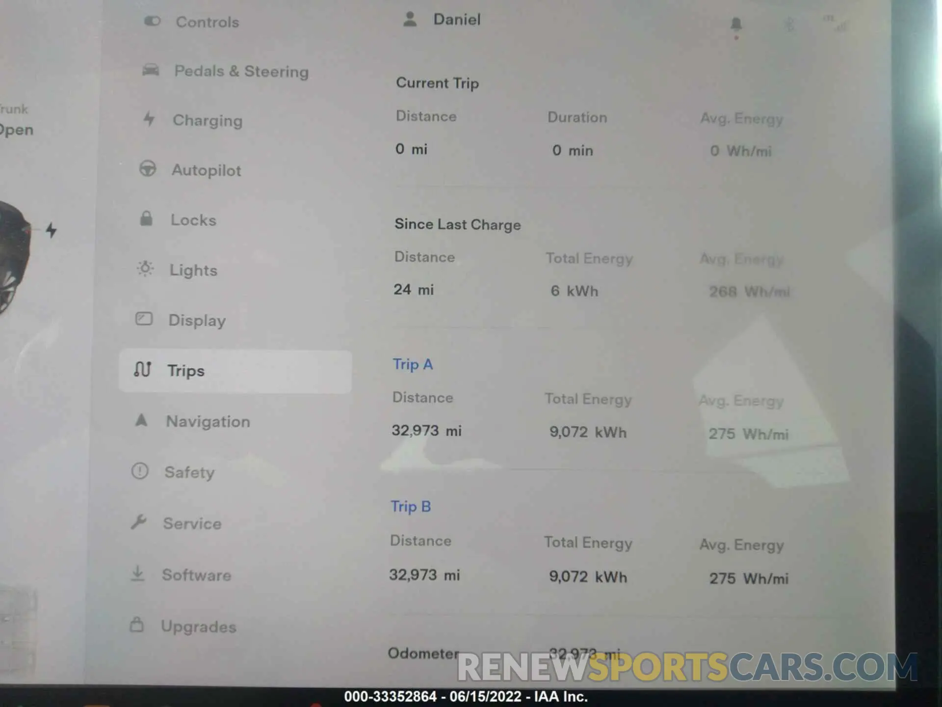 7 fotografías del automóvil dañado 5YJ3E1EA8KF412385 TESLA MODEL 3 2019