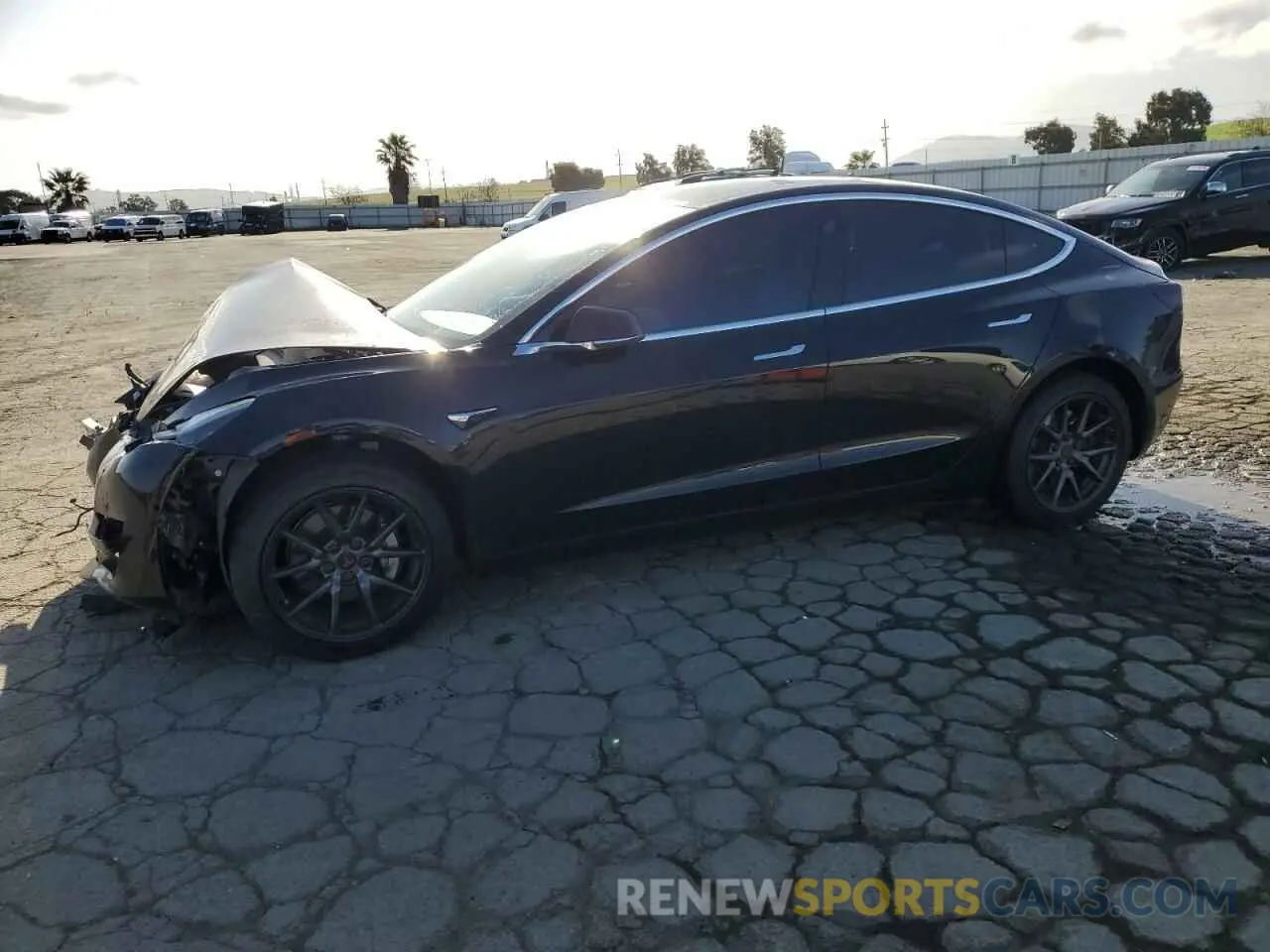 1 fotografías del automóvil dañado 5YJ3E1EA8KF424584 TESLA MODEL 3 2019