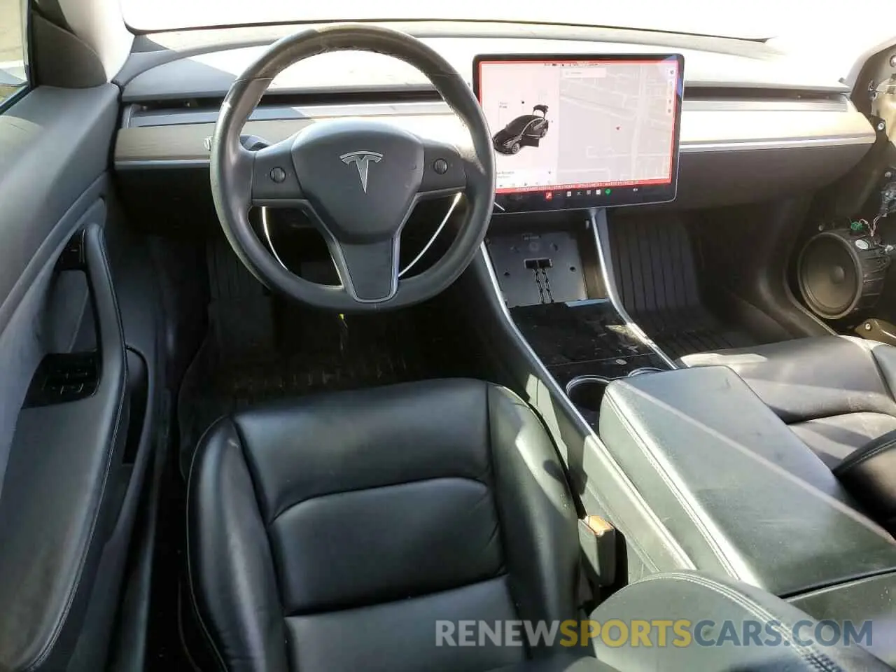 8 fotografías del automóvil dañado 5YJ3E1EA8KF425332 TESLA MODEL 3 2019