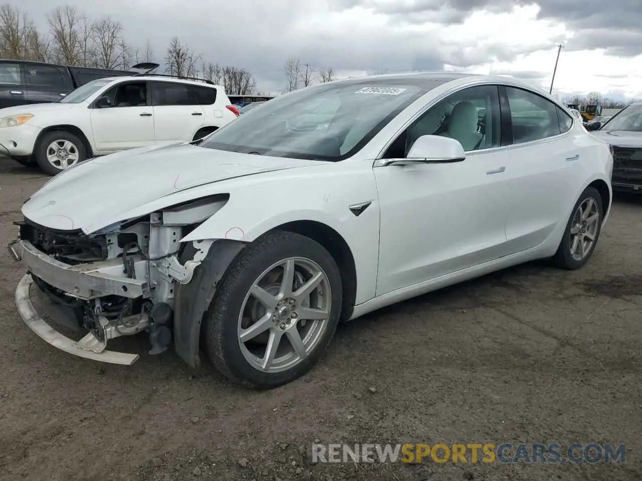 1 fotografías del automóvil dañado 5YJ3E1EA8KF429400 TESLA MODEL 3 2019