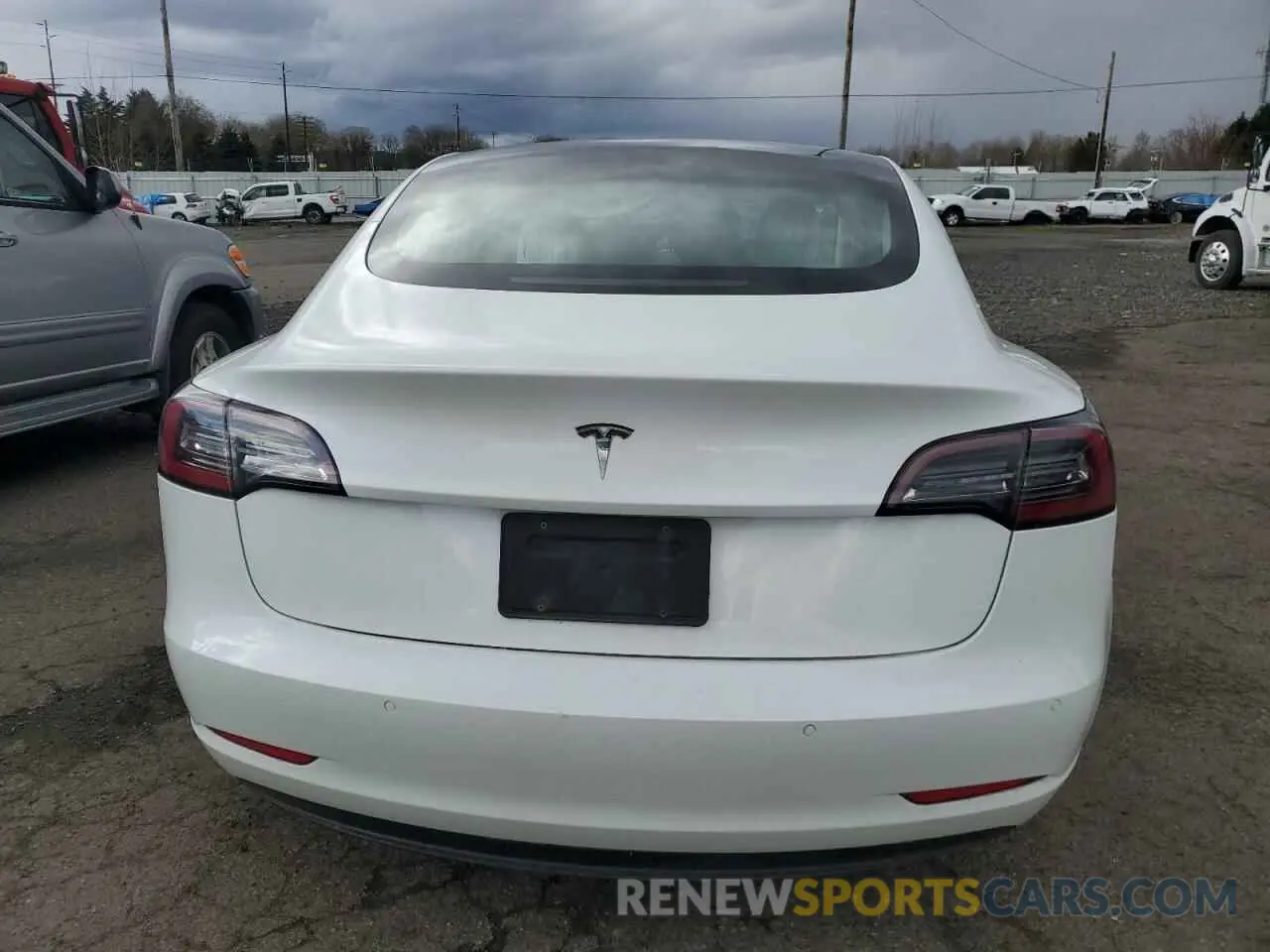 6 fotografías del automóvil dañado 5YJ3E1EA8KF429400 TESLA MODEL 3 2019