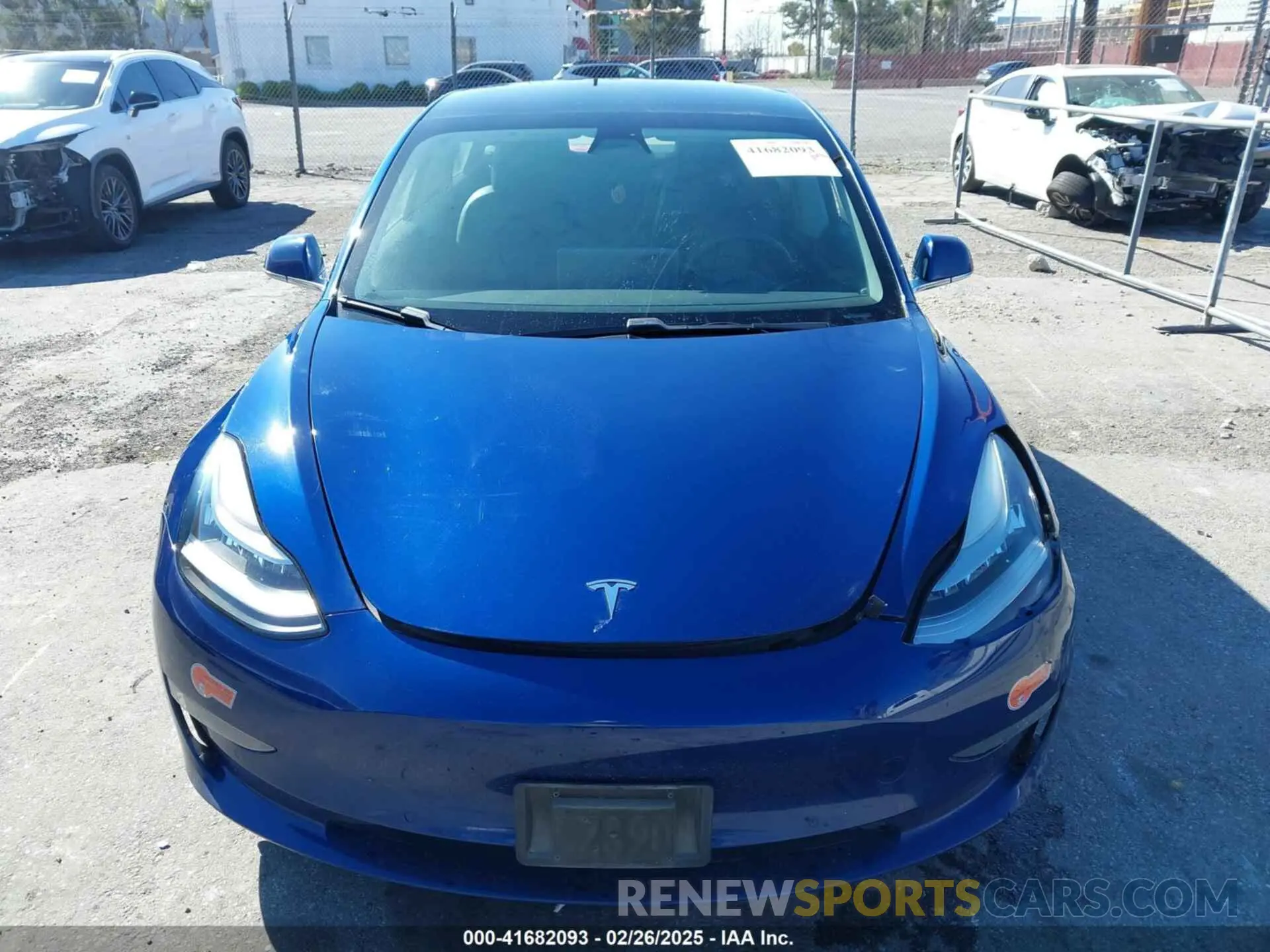 11 fotografías del automóvil dañado 5YJ3E1EA8KF436086 TESLA MODEL 3 2019