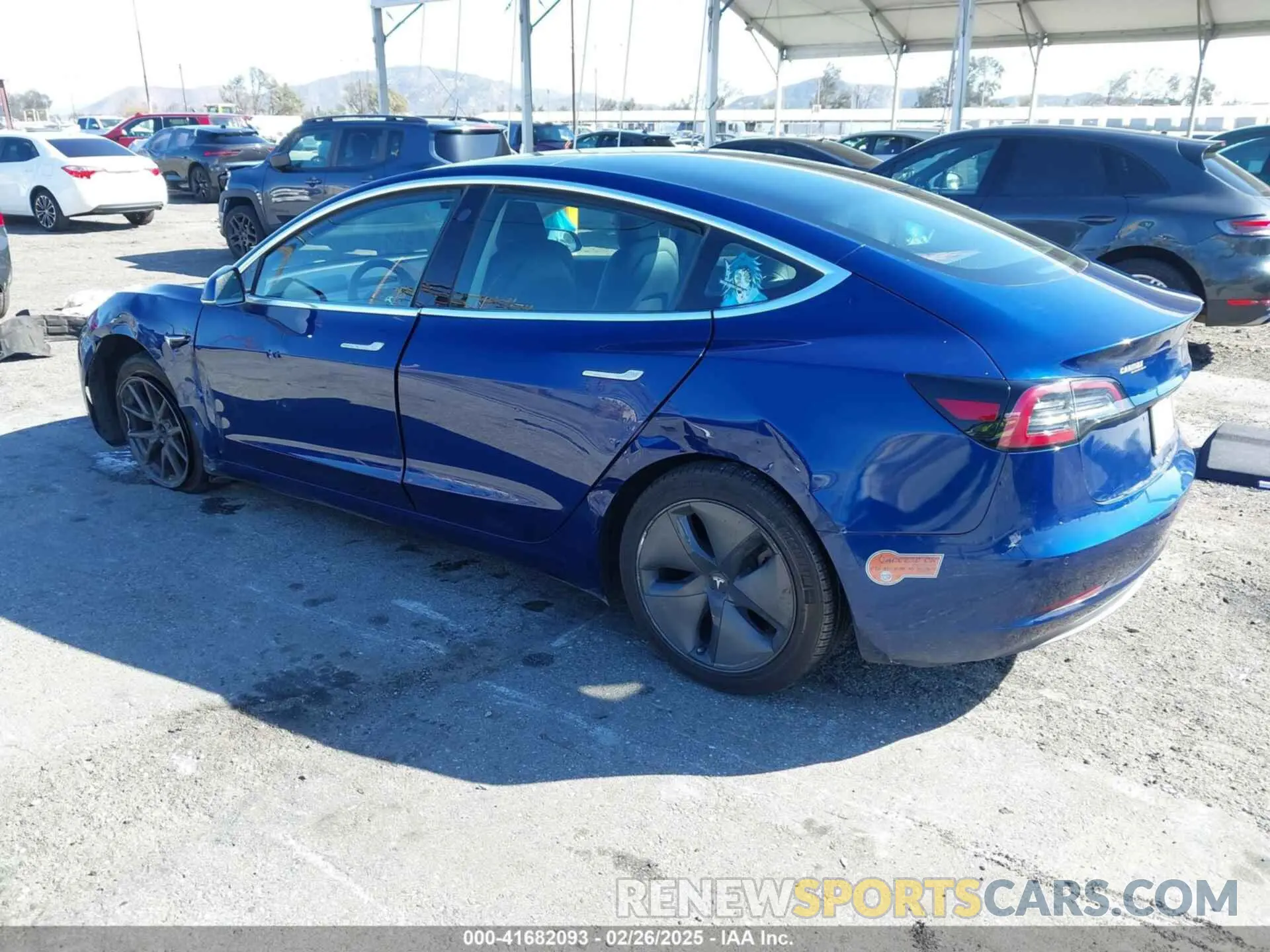 3 fotografías del automóvil dañado 5YJ3E1EA8KF436086 TESLA MODEL 3 2019
