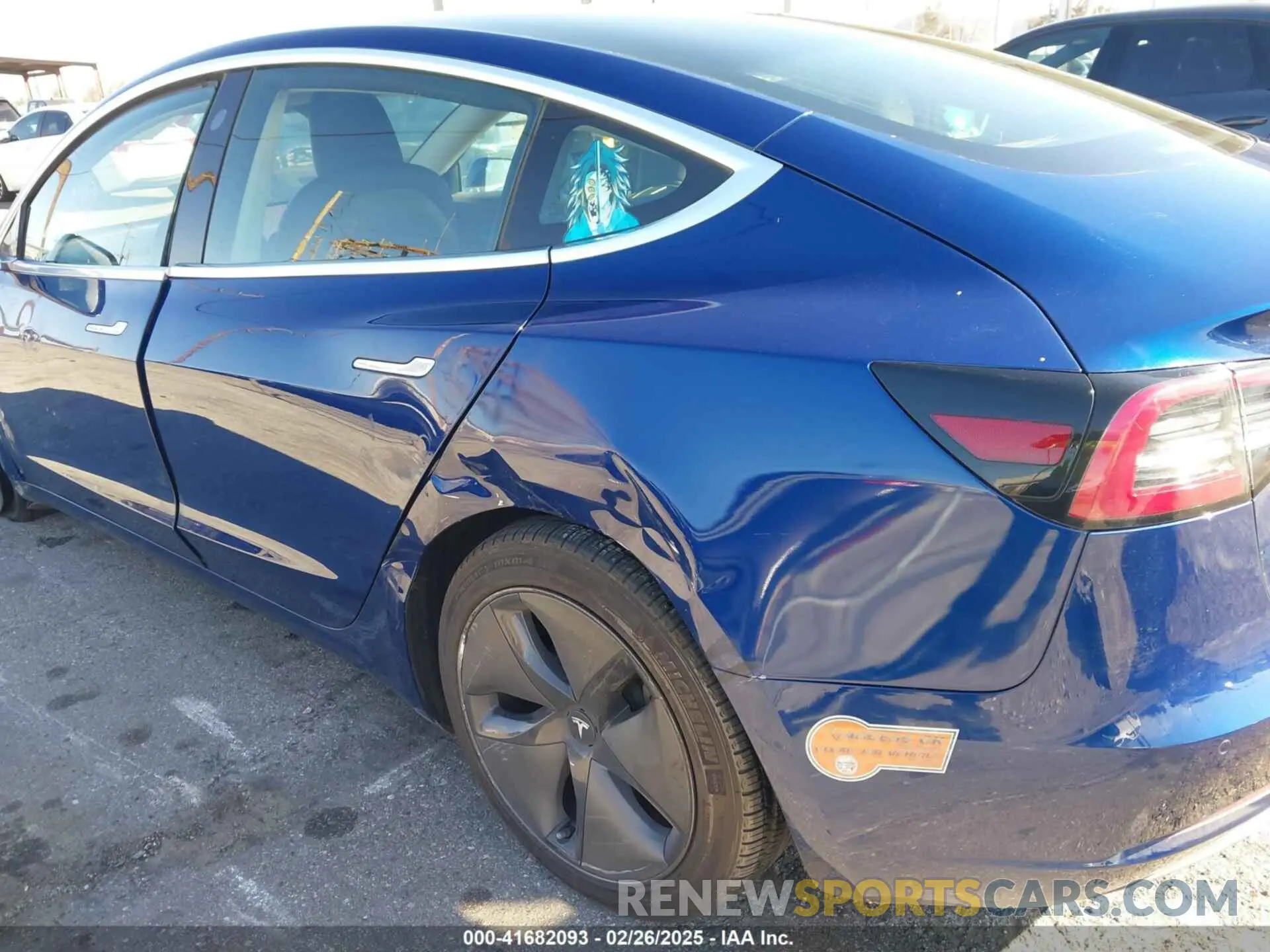 6 fotografías del automóvil dañado 5YJ3E1EA8KF436086 TESLA MODEL 3 2019