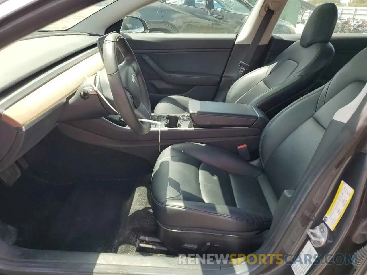 7 fotografías del automóvil dañado 5YJ3E1EA8KF436363 TESLA MODEL 3 2019