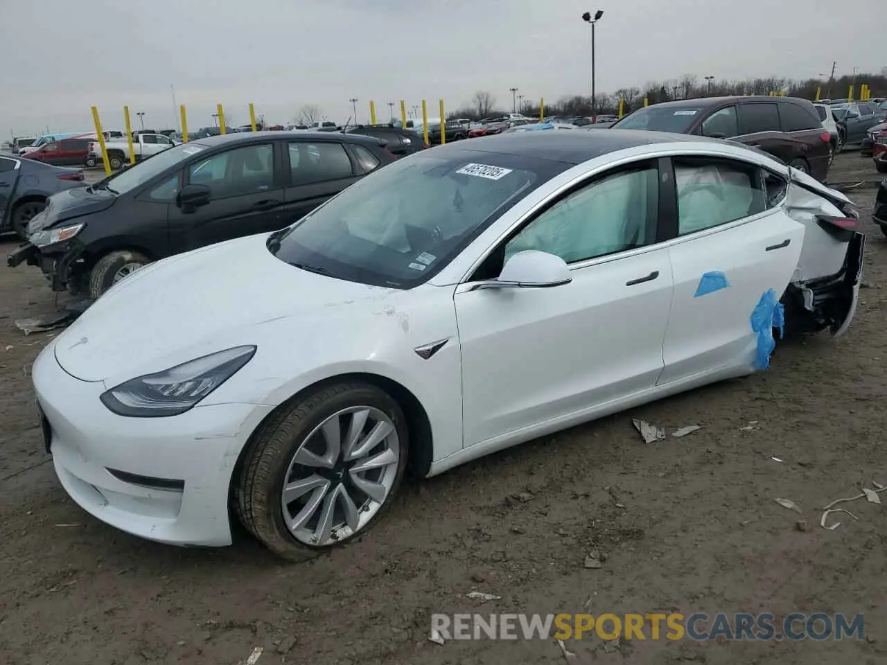 1 fotografías del automóvil dañado 5YJ3E1EA8KF466382 TESLA MODEL 3 2019