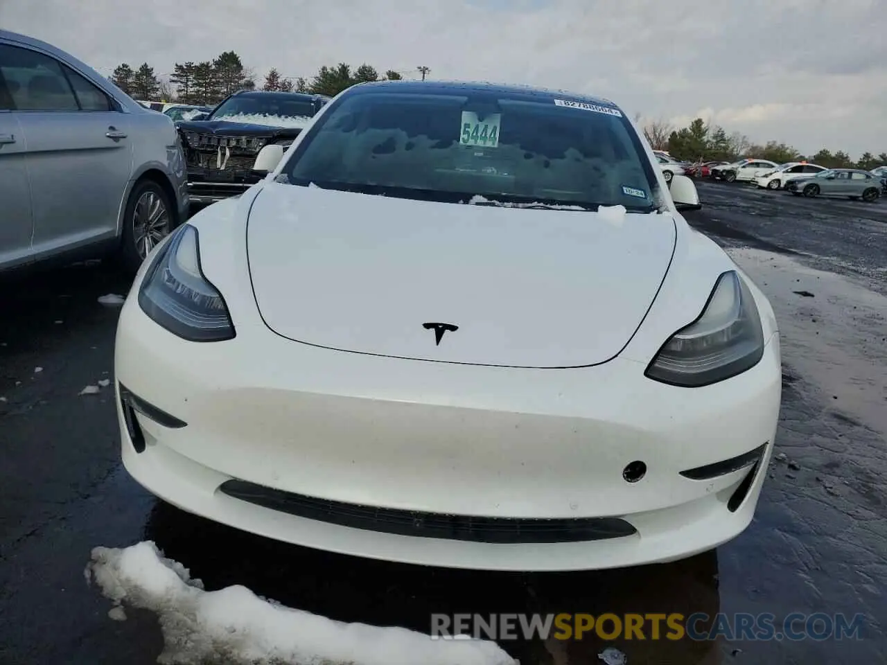 5 fotografías del automóvil dañado 5YJ3E1EA8KF466897 TESLA MODEL 3 2019