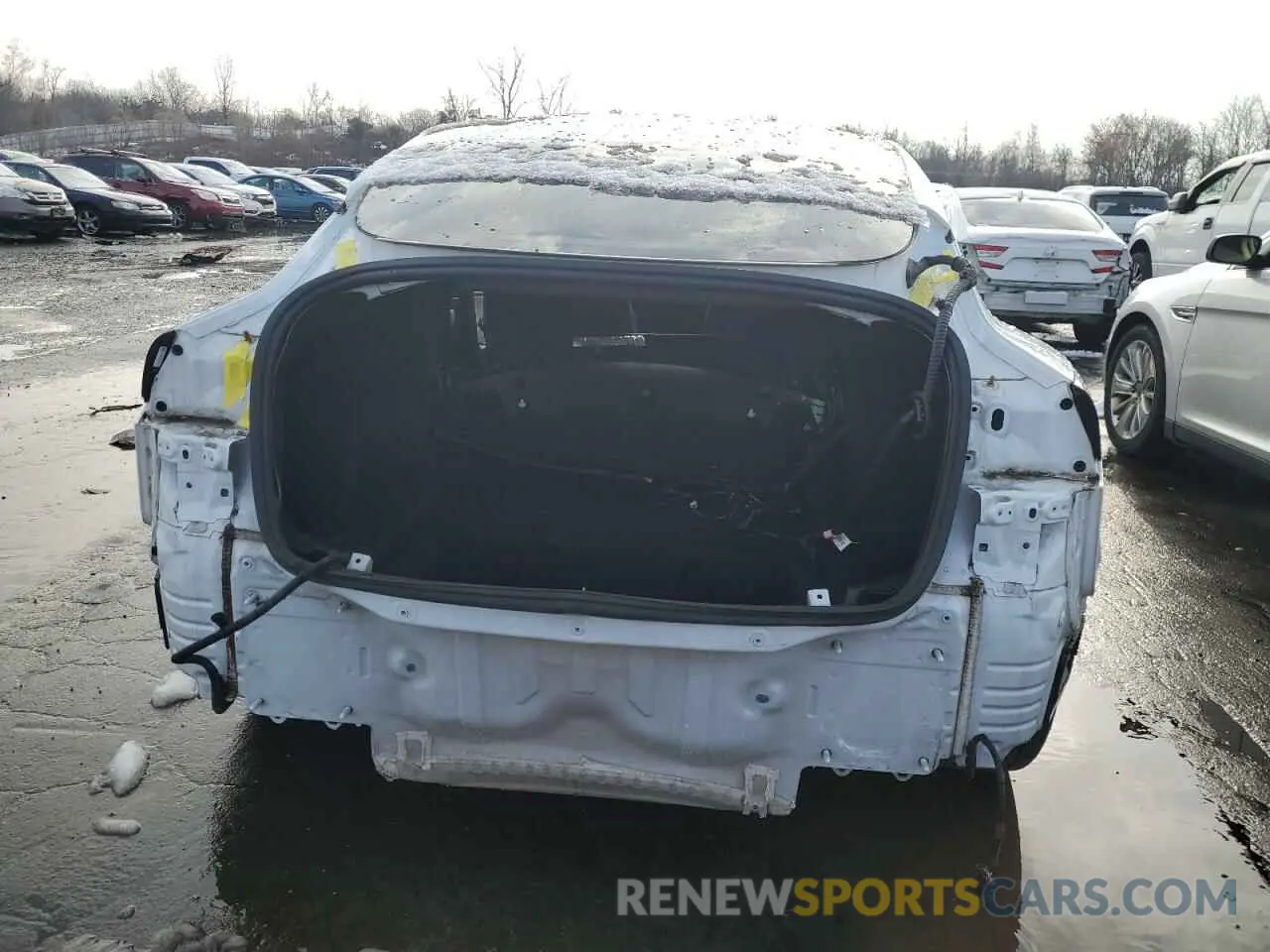 6 fotografías del automóvil dañado 5YJ3E1EA8KF466897 TESLA MODEL 3 2019