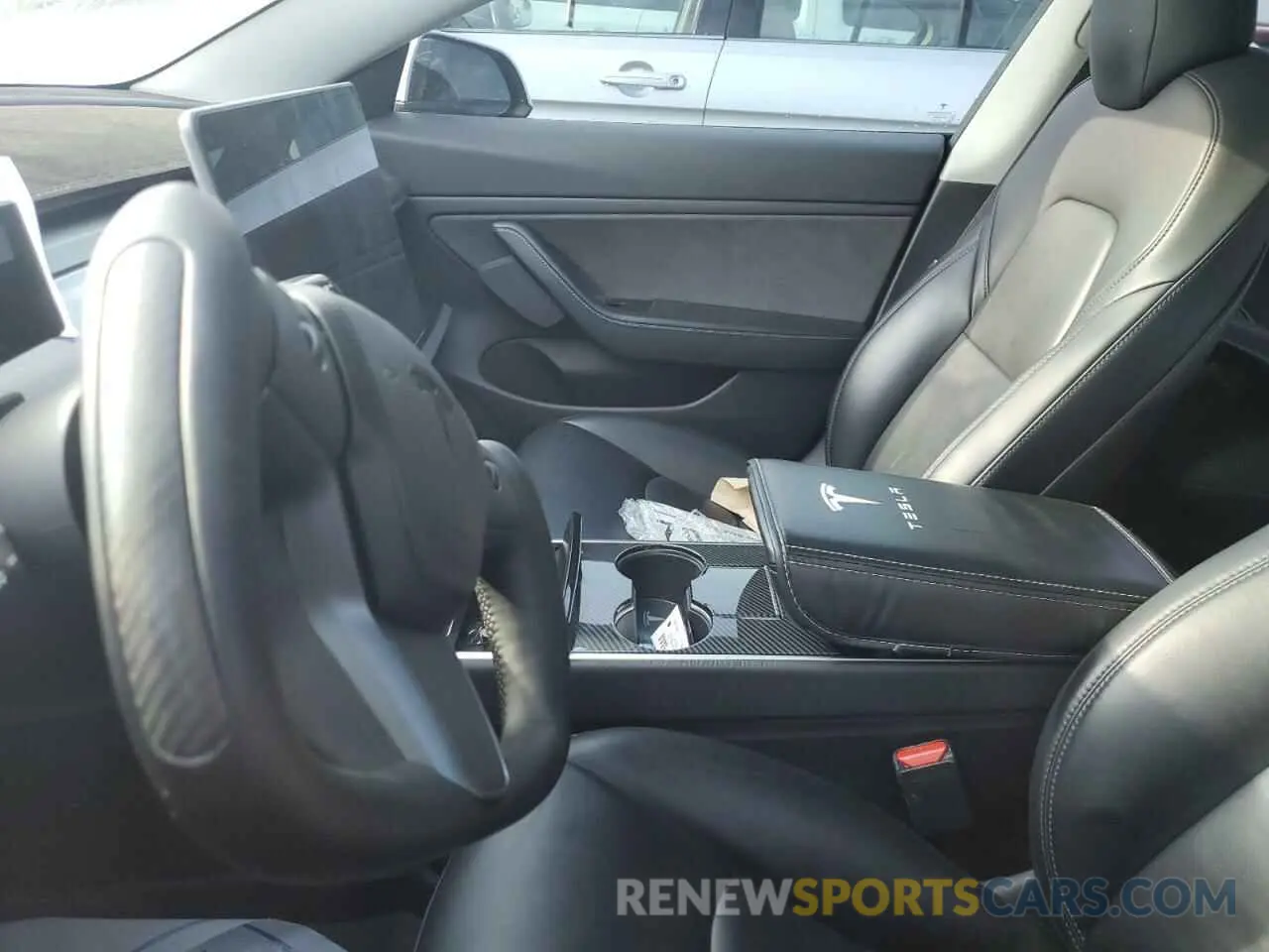 7 fotografías del automóvil dañado 5YJ3E1EA8KF466897 TESLA MODEL 3 2019