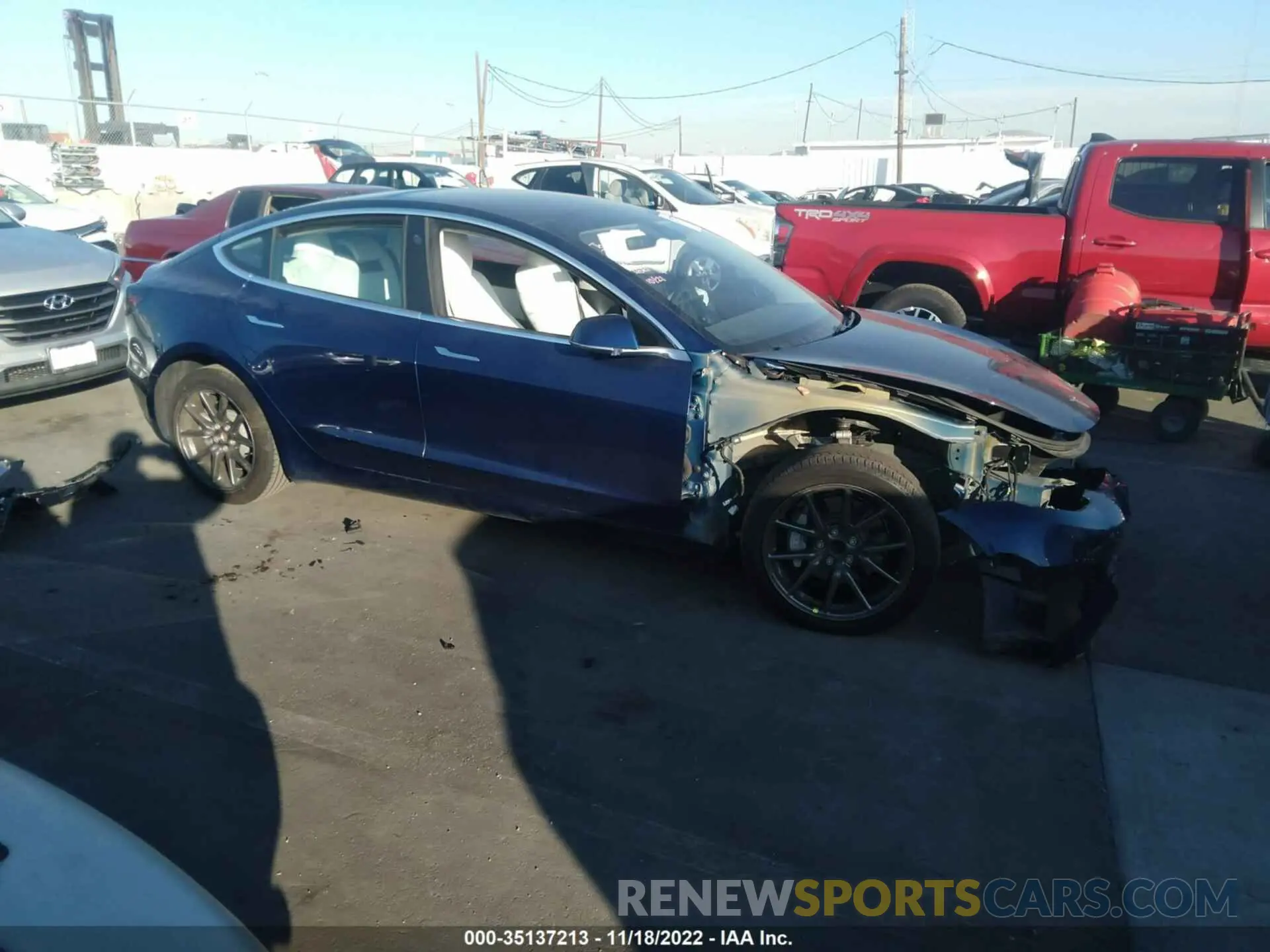 1 fotografías del automóvil dañado 5YJ3E1EA8KF519629 TESLA MODEL 3 2019