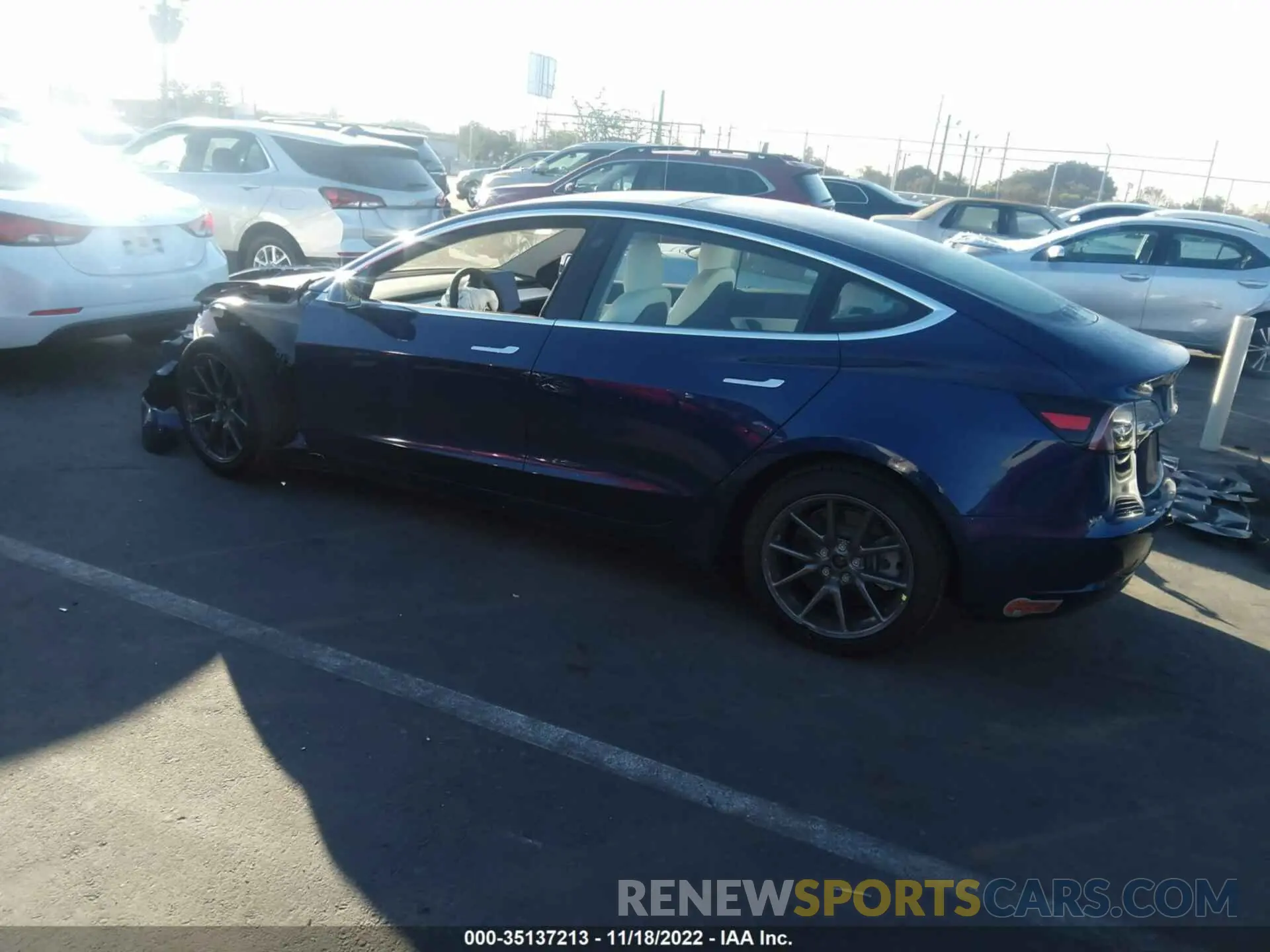 3 fotografías del automóvil dañado 5YJ3E1EA8KF519629 TESLA MODEL 3 2019