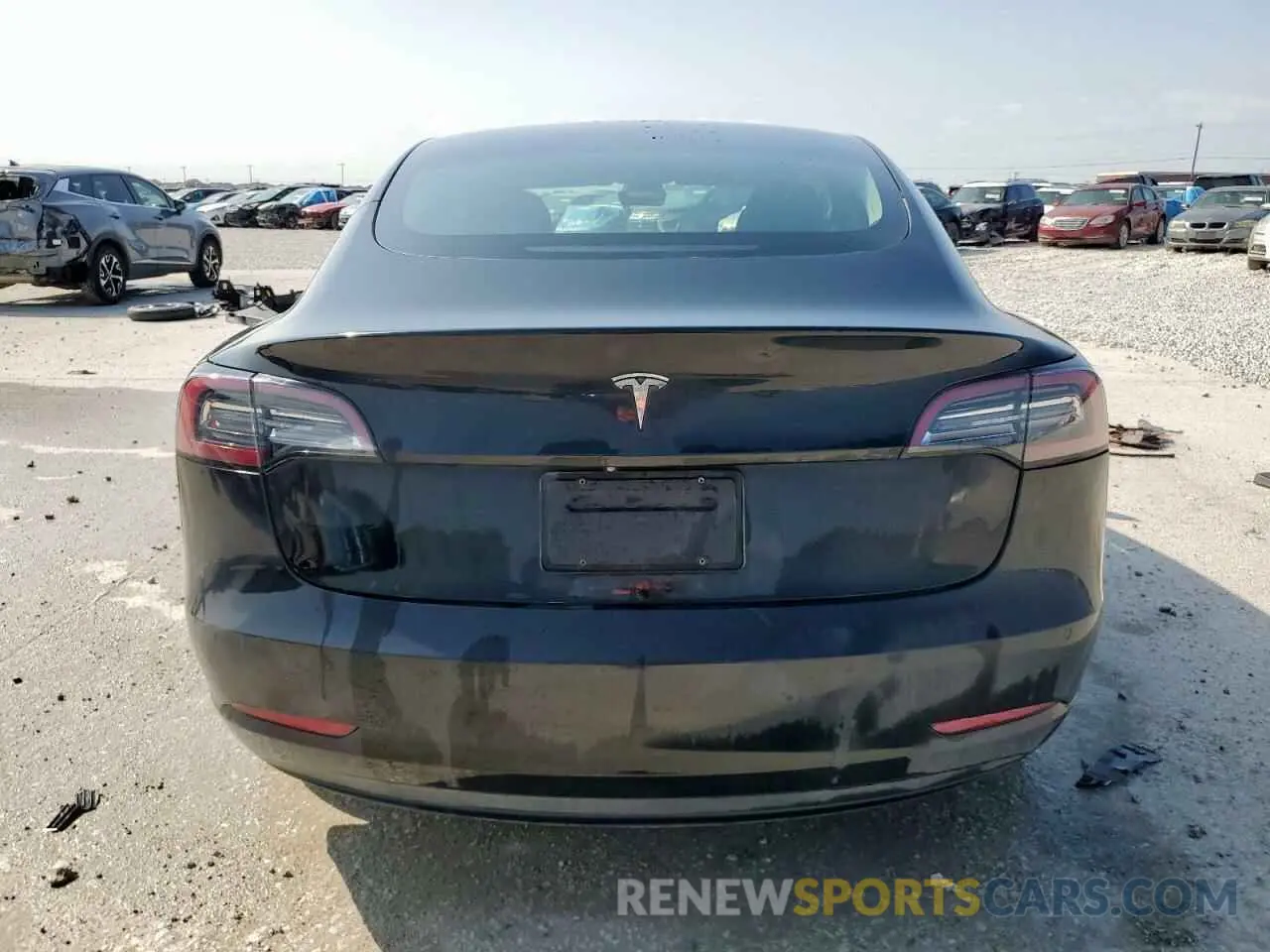 6 fotografías del automóvil dañado 5YJ3E1EA9KF193033 TESLA MODEL 3 2019