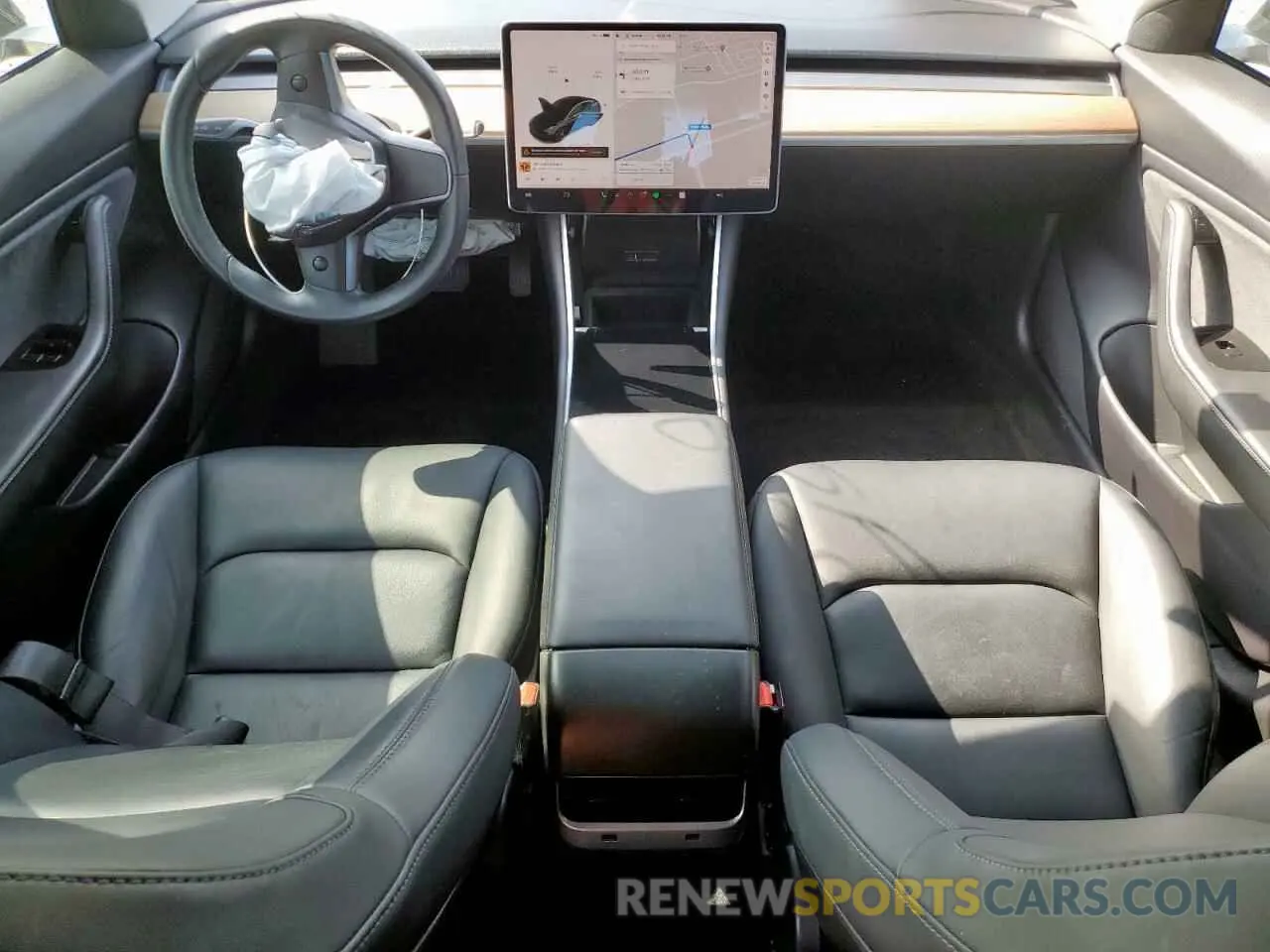 8 fotografías del automóvil dañado 5YJ3E1EA9KF193033 TESLA MODEL 3 2019