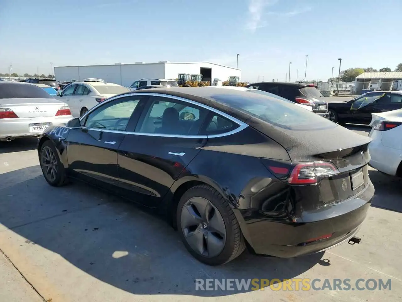 2 fotografías del automóvil dañado 5YJ3E1EA9KF296498 TESLA MODEL 3 2019