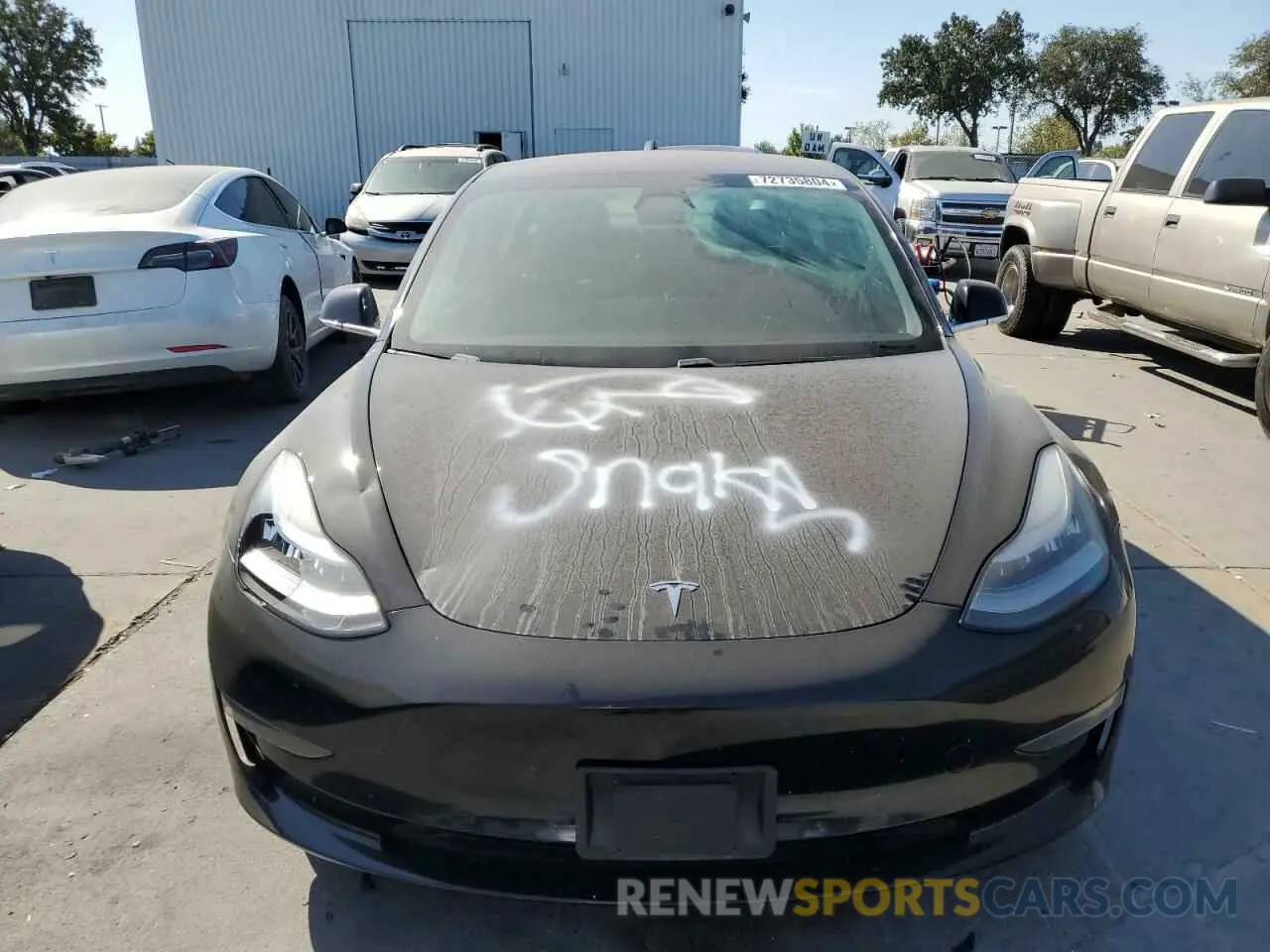 5 fotografías del automóvil dañado 5YJ3E1EA9KF296498 TESLA MODEL 3 2019