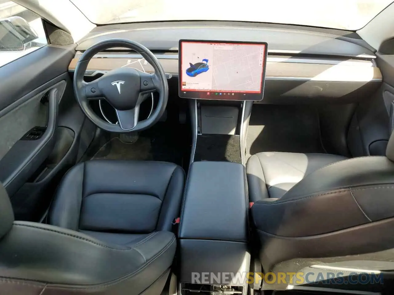 8 fotografías del automóvil dañado 5YJ3E1EA9KF296498 TESLA MODEL 3 2019