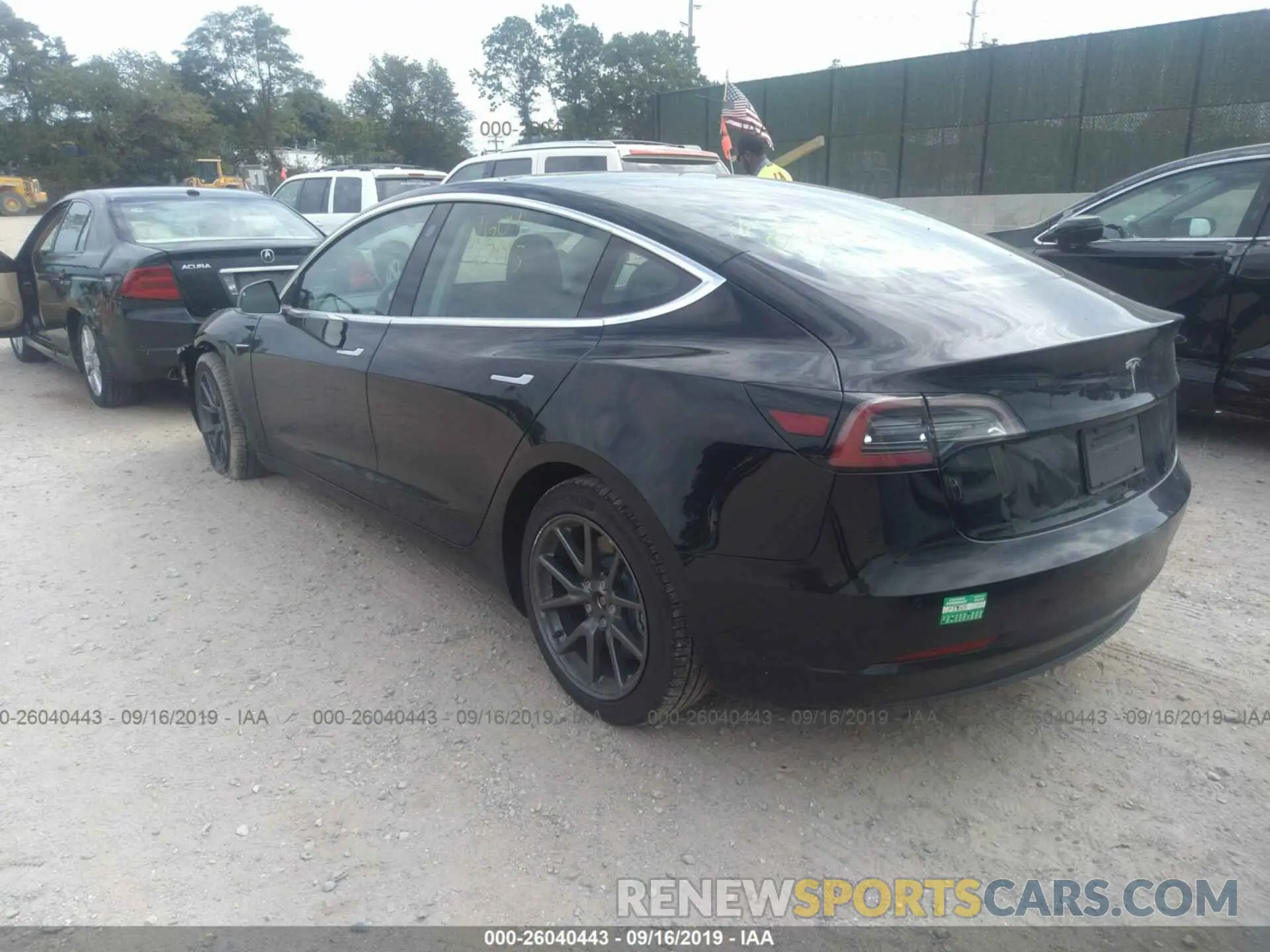 3 fotografías del automóvil dañado 5YJ3E1EA9KF297909 TESLA MODEL 3 2019