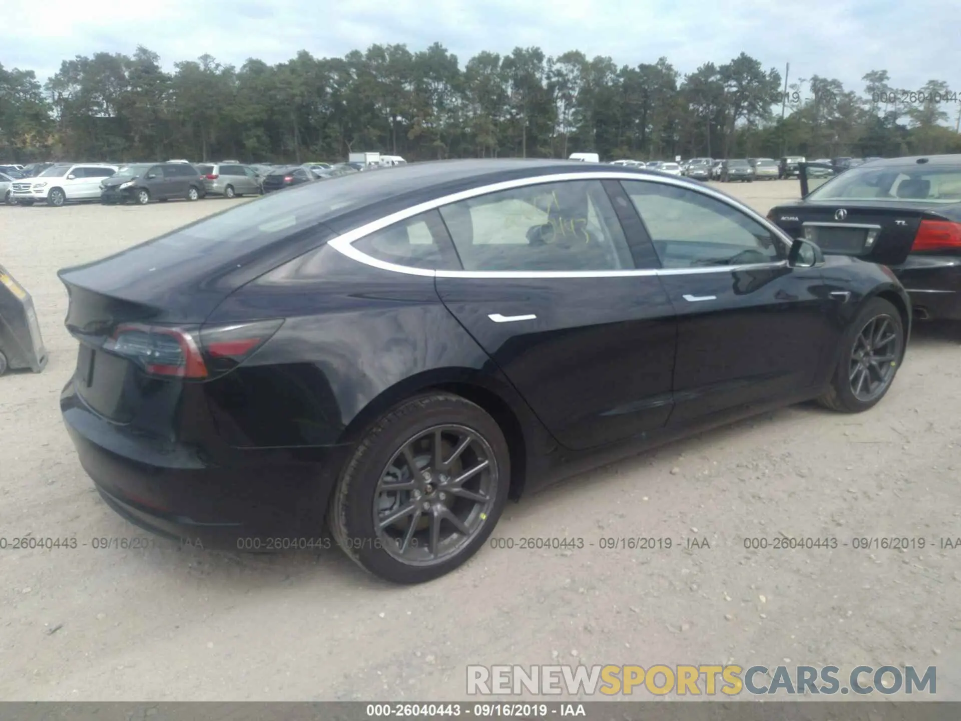 4 fotografías del automóvil dañado 5YJ3E1EA9KF297909 TESLA MODEL 3 2019