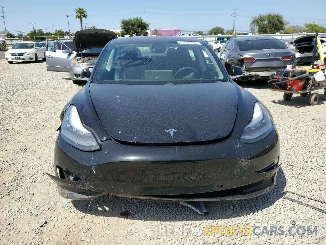 5 fotografías del automóvil dañado 5YJ3E1EA9KF304986 TESLA MODEL 3 2019