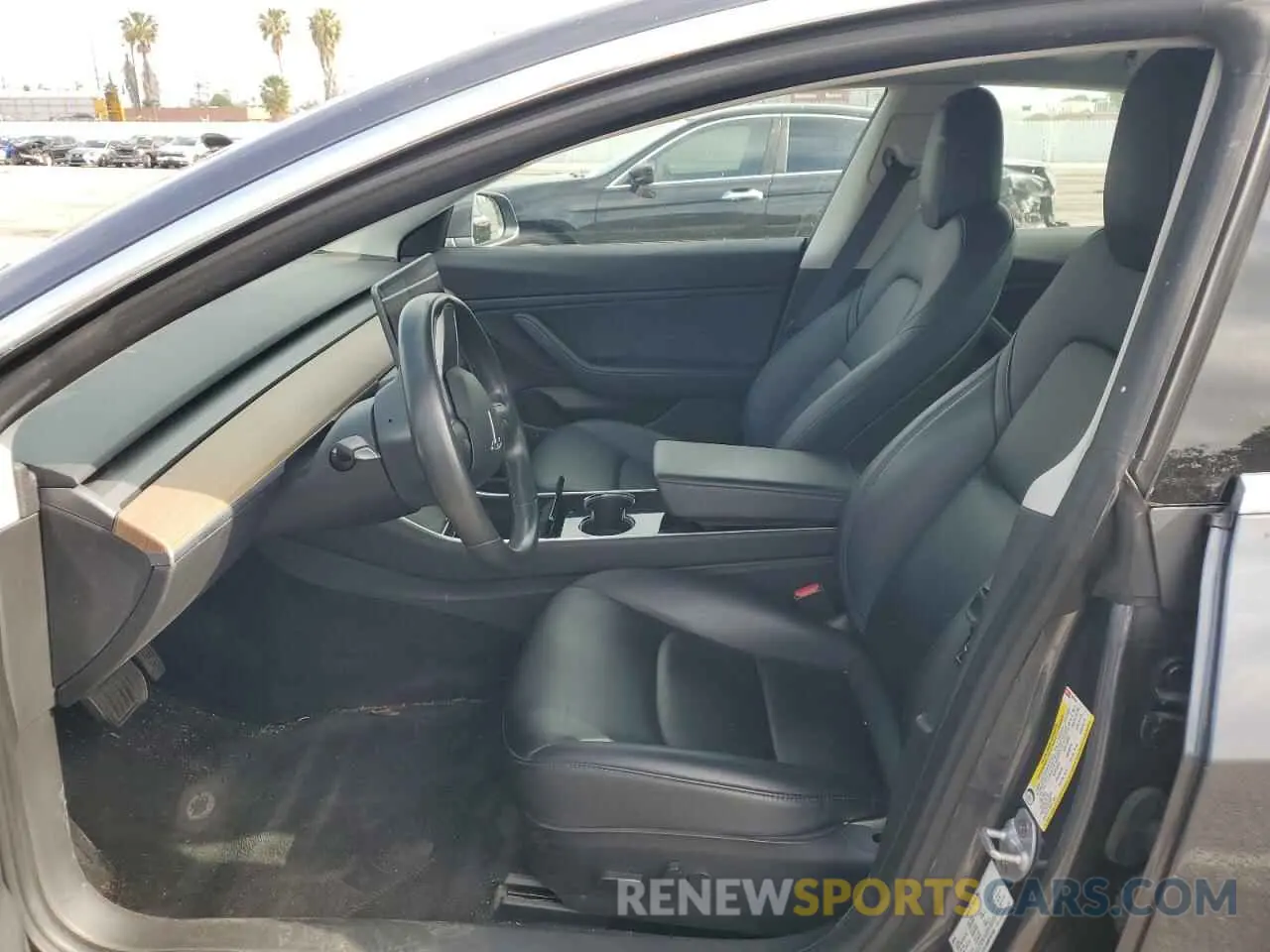 7 fotografías del automóvil dañado 5YJ3E1EA9KF307659 TESLA MODEL 3 2019