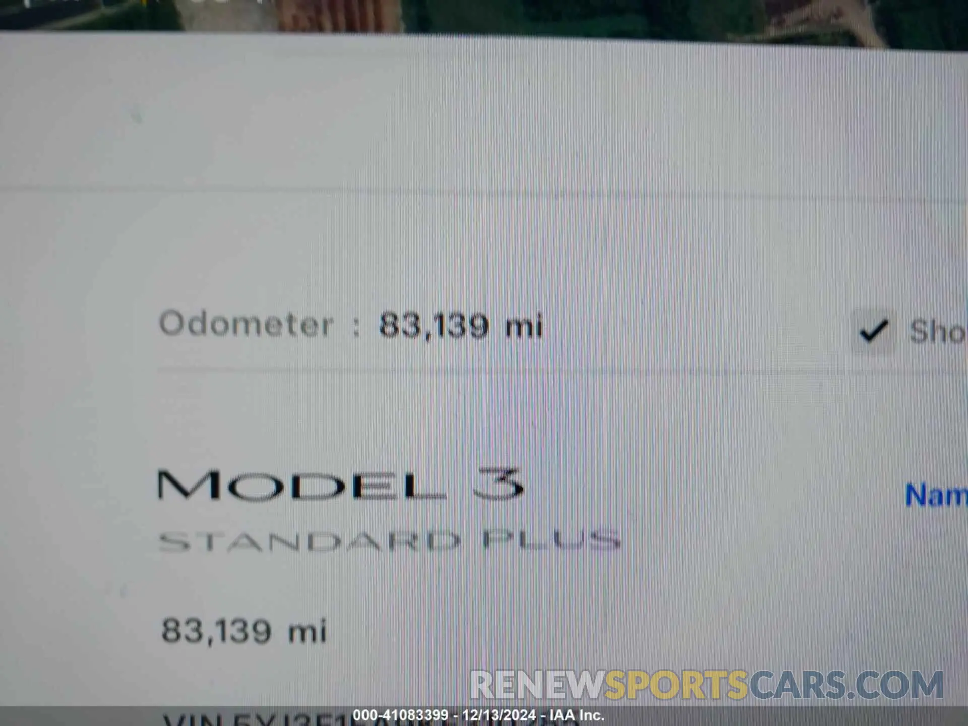 15 fotografías del automóvil dañado 5YJ3E1EA9KF310285 TESLA MODEL 3 2019