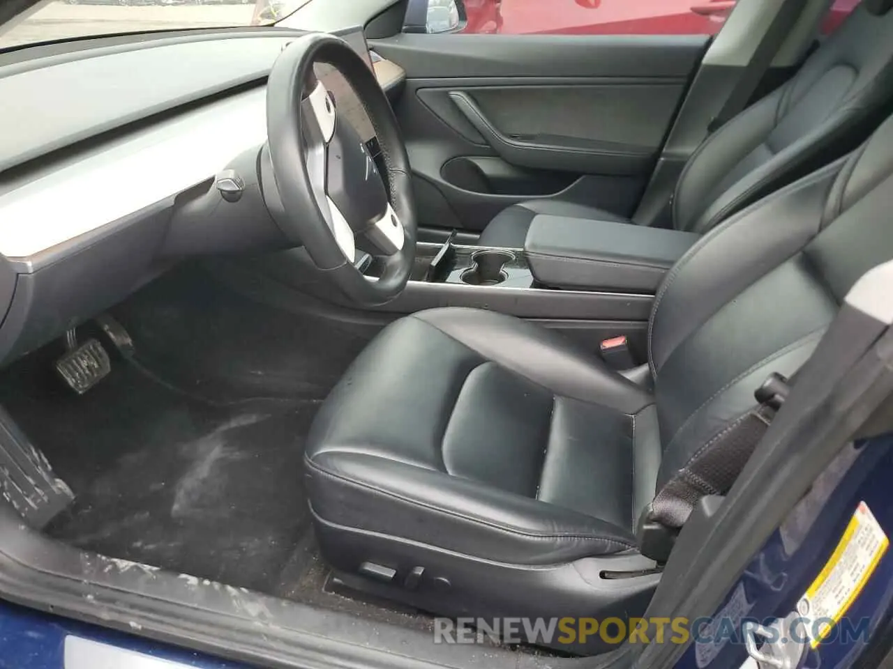 7 fotografías del automóvil dañado 5YJ3E1EA9KF311517 TESLA MODEL 3 2019