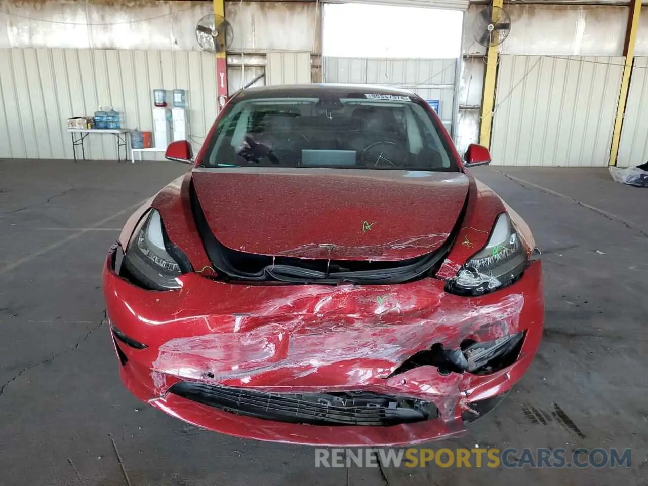 5 fotografías del automóvil dañado 5YJ3E1EA9KF313719 TESLA MODEL 3 2019