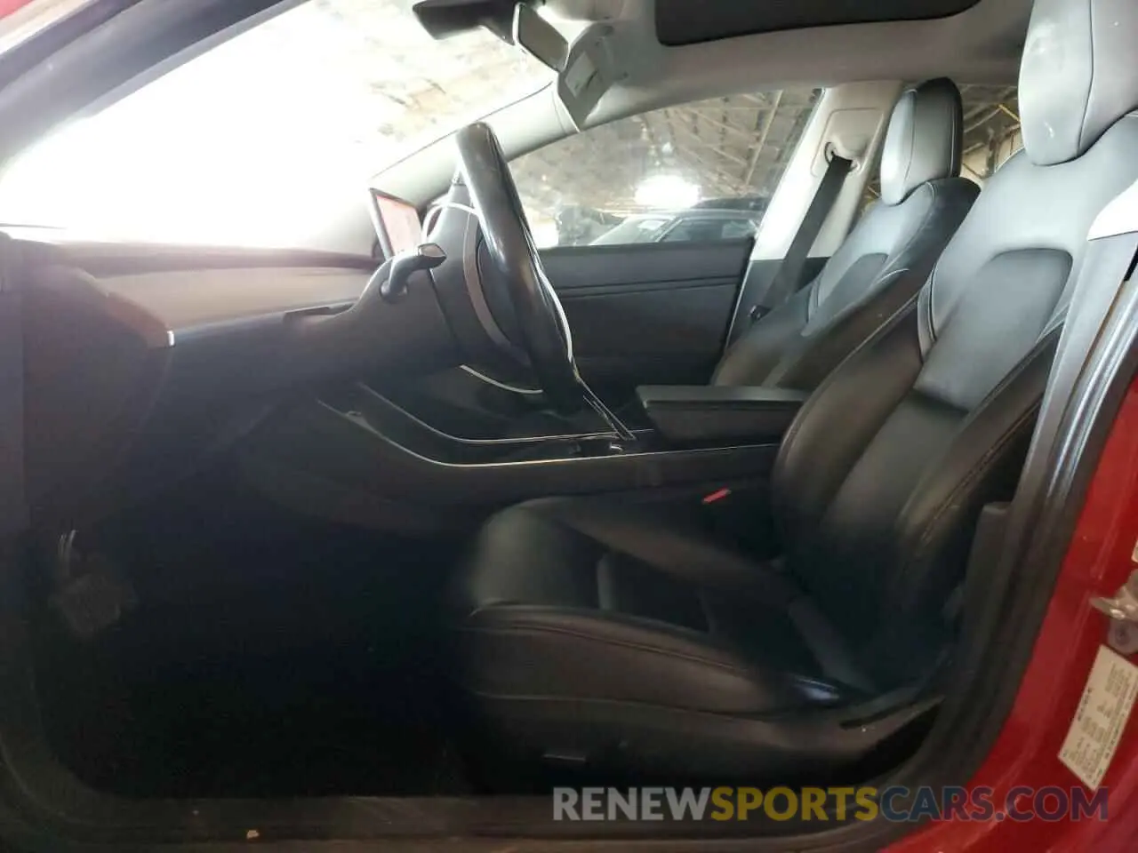 7 fotografías del automóvil dañado 5YJ3E1EA9KF313719 TESLA MODEL 3 2019