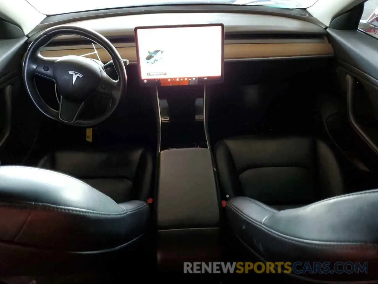 8 fotografías del automóvil dañado 5YJ3E1EA9KF313719 TESLA MODEL 3 2019