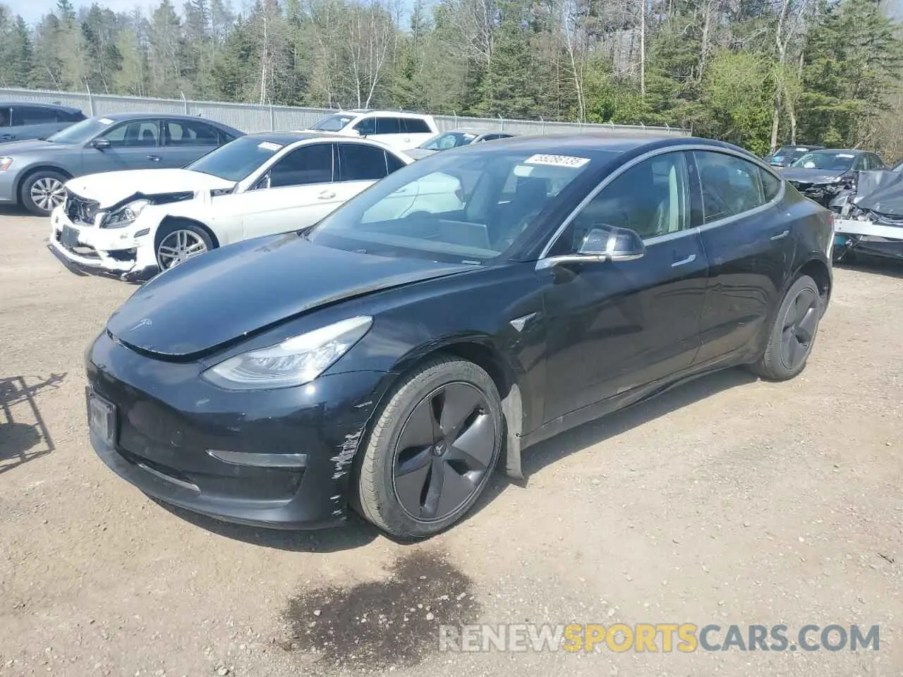 1 fotografías del automóvil dañado 5YJ3E1EA9KF321593 TESLA MODEL 3 2019